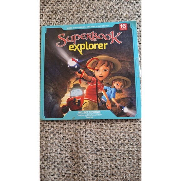 Superbook Explorer Volume 16 DVD Naaman and‎ the Servant Girl Lazarus - Picture 1 of 3